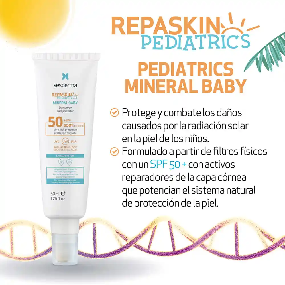 Sesderma Protector Solar Repaskin Pediatrics Mineral Baby Spf 50