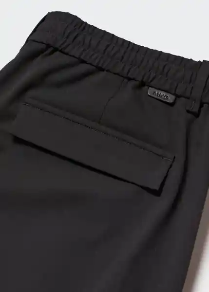 Pantalón Nasta Negro Talla 40 Hombre Mango