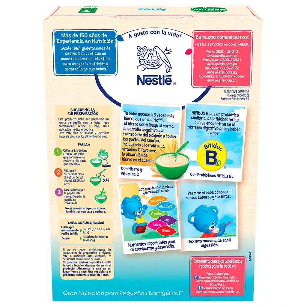 Cereal infantil NESTUM Arroz x 350g