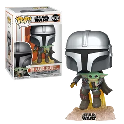 Funko Pop Figura Coleccionable Mandalorian With The Child 402