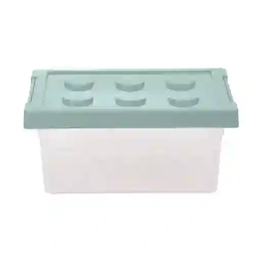 Caja Plástica Infantil Bloque Menta