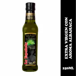 La Española Aceite de Oliva Virgen Extra a la Albahaca