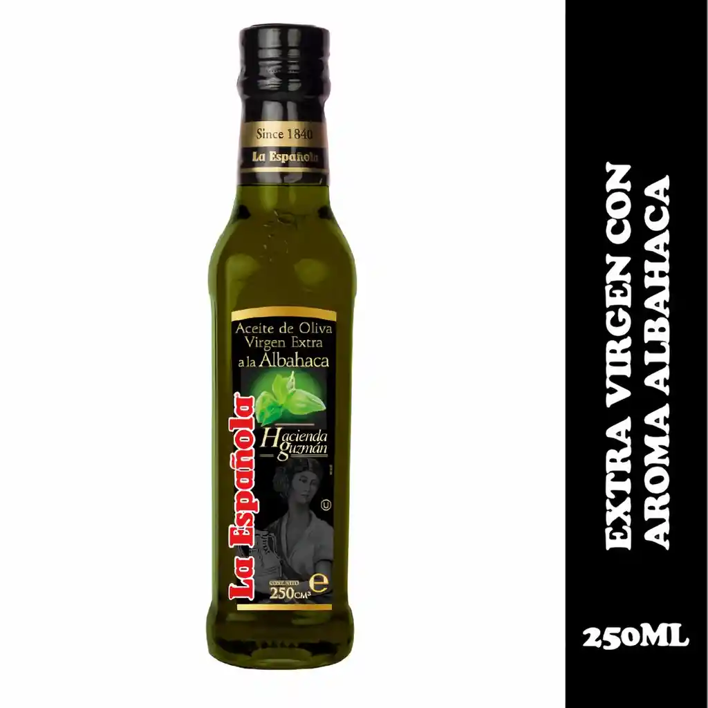La Española Aceite de Oliva Virgen Extra a la Albahaca