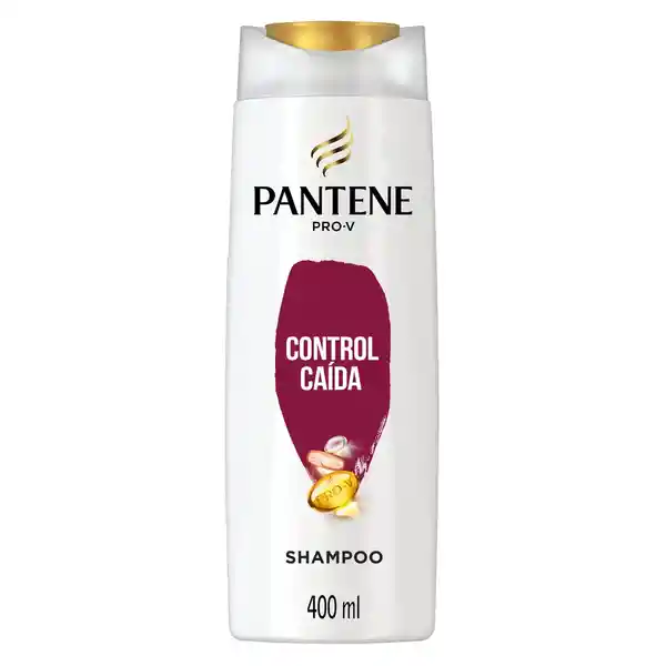 PANTENE Shampoo para cualquier tipo de cabello Pantene Control Caída con Pro-vitaminas y Vitamina E 400 ml