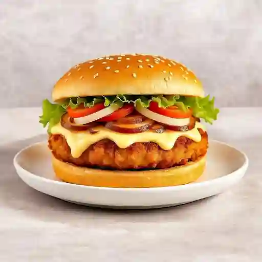 Hamburguesa Apanada Sencilla