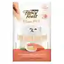 Snack liquido para gatos Fancy Feast con atún y salmón x40gr
