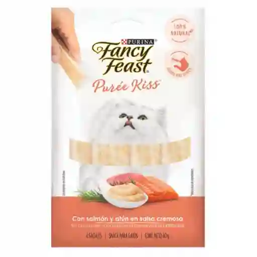 Snack liquido para gatos Fancy Feast con atún y salmón x40gr