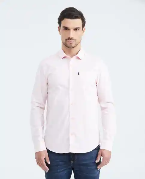 Camisa Carbón Pocket Rosa Popurrí Claro L Chevignon