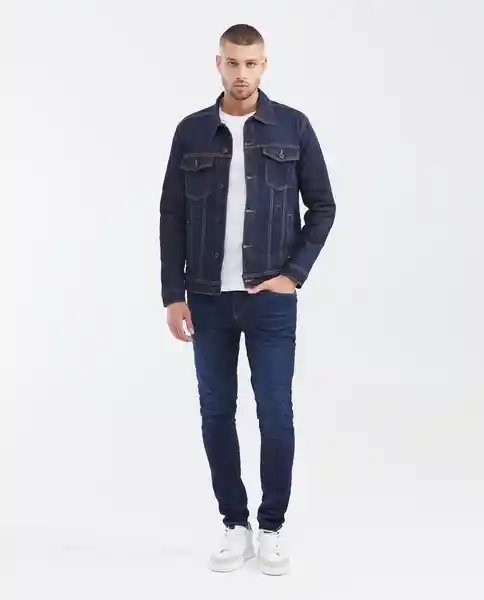 Chaqueta Linea Oscura Masculino Azul Rey Oscuro M Chevignon