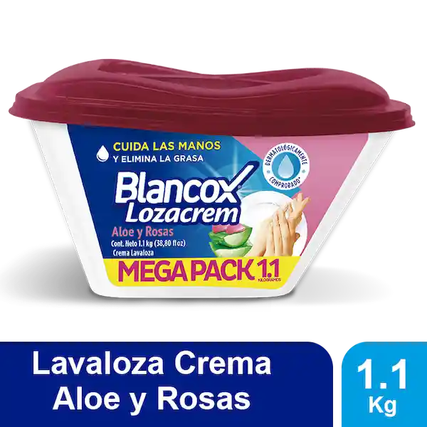 Blancox Lavaloza en Crema Aloe y Rosas Lozacrem