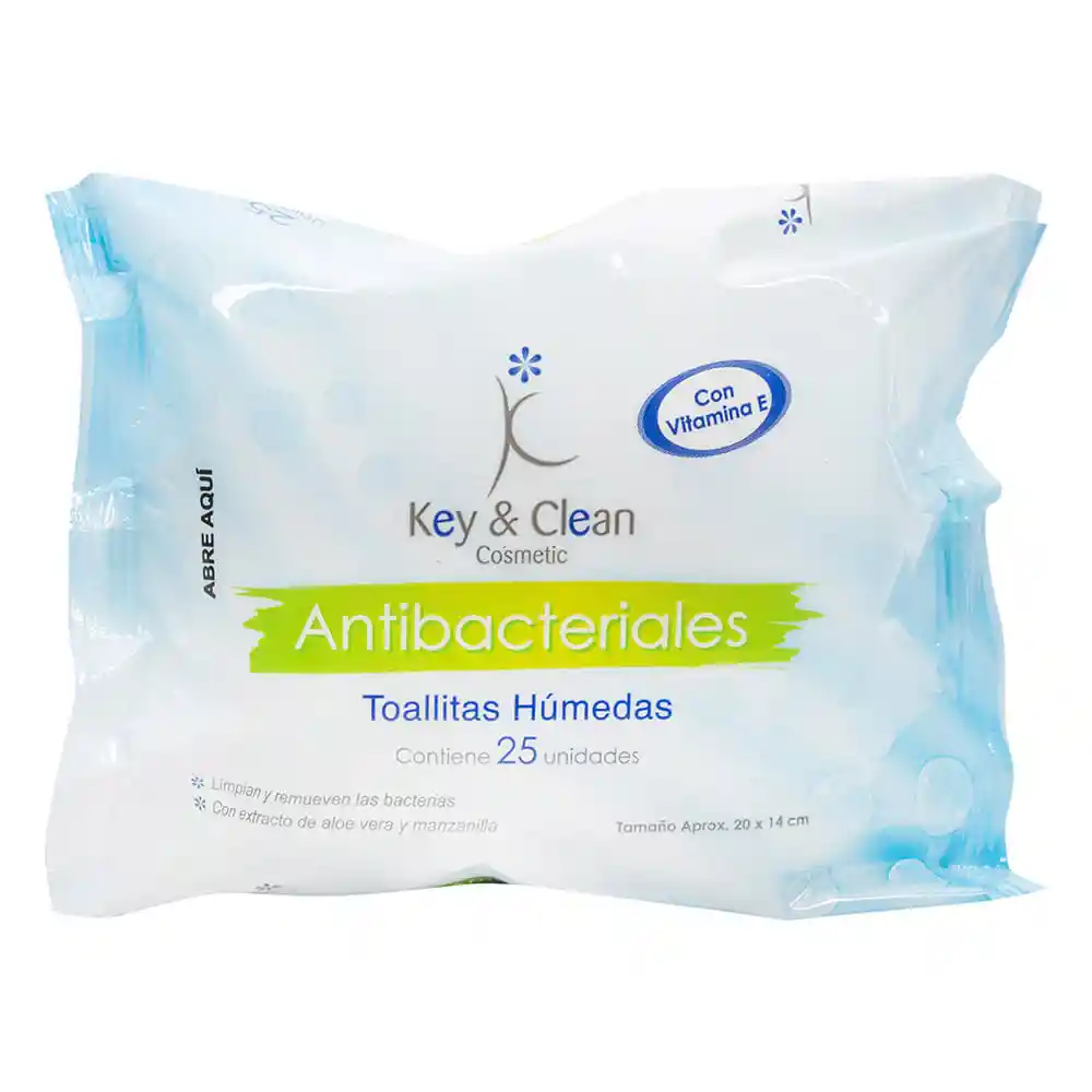 Key & Clean Toallita Antibacterial