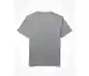Camiseta Gris Talla Large Hombre American Eagle