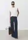 Camiseta Viri Blanco Talla S Mujer Mango