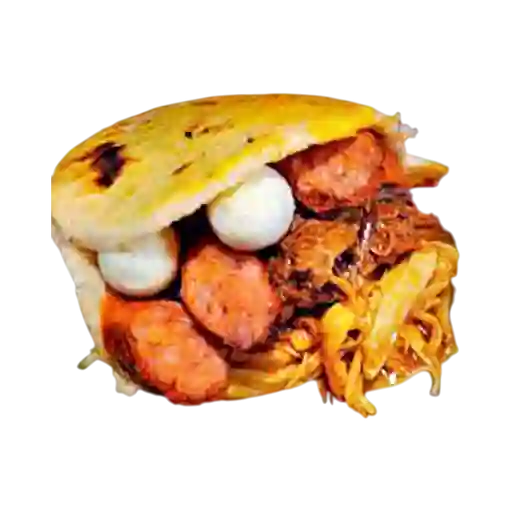 Arepa que Chicharrón
