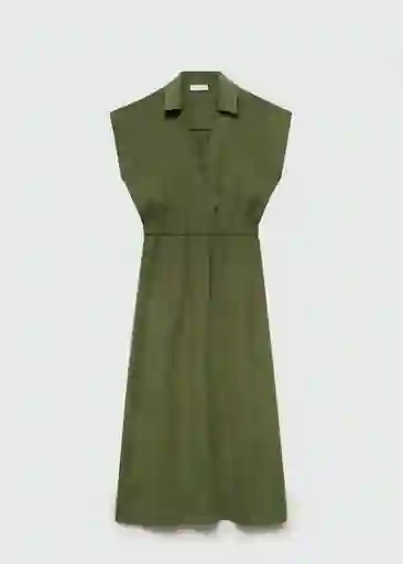 Vestido Tenzo-w Musgo Talla M Mujer Mango