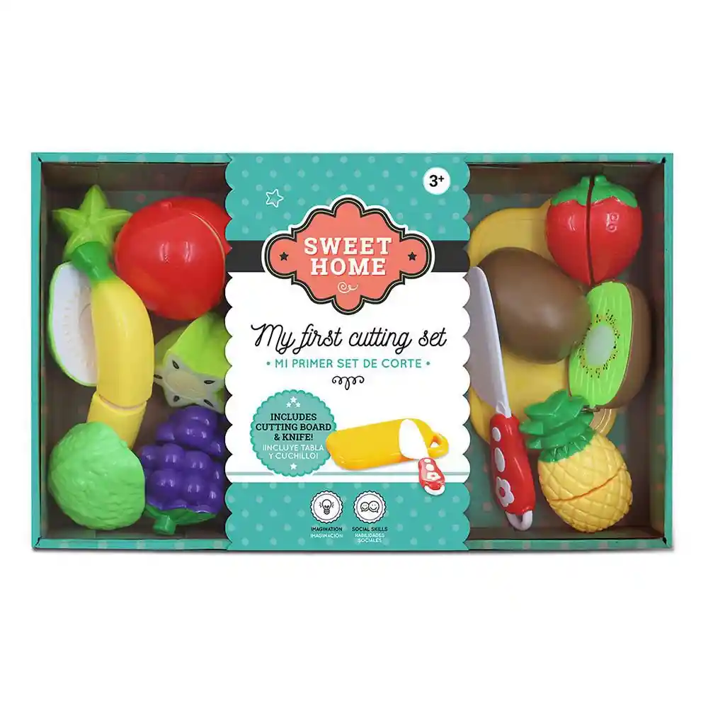Set de Frutas Juego de Corte Frutas. Finlandek Kids