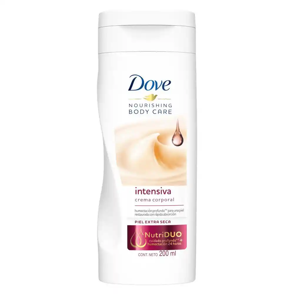 Dove Crema Corporal Nutrición Intensiva para Piel Extra Seca