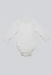 Body Manga Larga Tejido Bebito 0/3 Meses-ivory