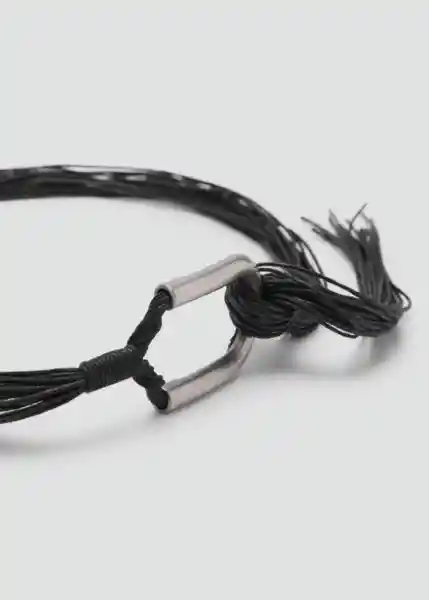 Cinturón Indiec Negro Talla 21 Teen Niñas Mango