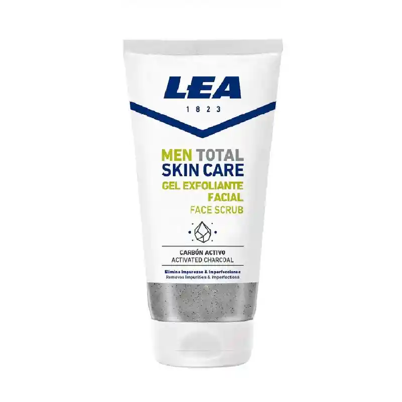 Lea Men Total Skin Care Gel Exfofiante Facial Carbon Activo