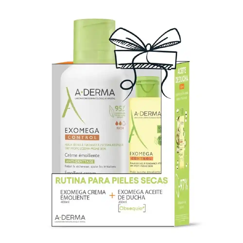 Kit Crema Exomega Control X 400 Ml + Aceite