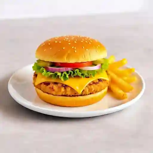 Hamburguesas Doble Pollo