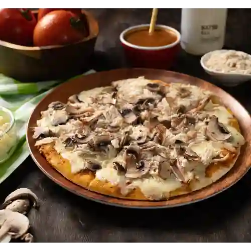 Pizza Pollo Champiñones