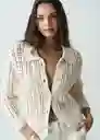Saco Tejido Mujer Blanco Ponche Claro Talla XS/S 482G087 Naf Naf