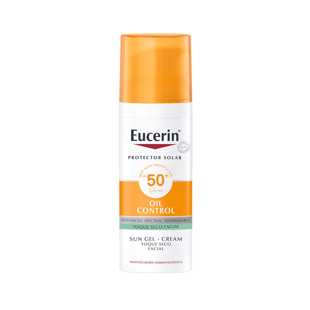Eucerin Oil Control Sun Gel Toque Seco FPS 50+ 50ml