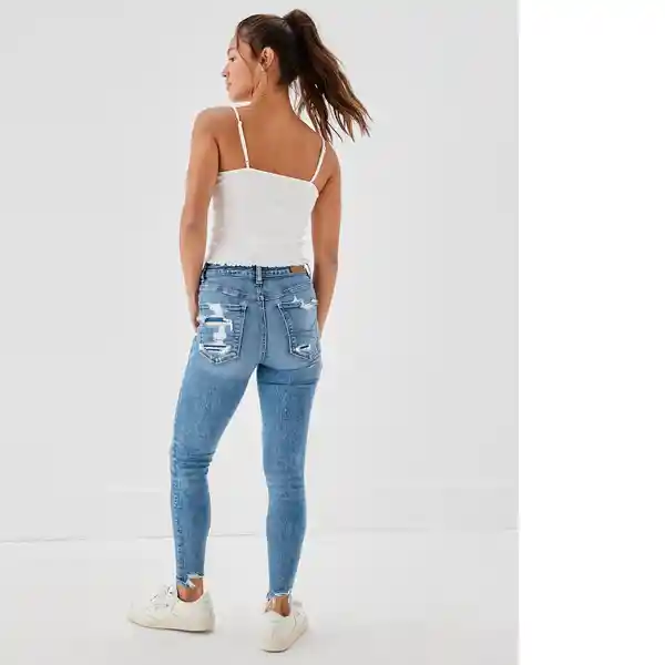 Jean High-Rise Jegging Azul Talla: 10 Regular American Eagle