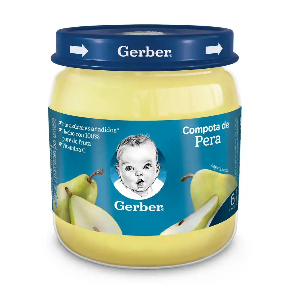Compota GERBER de pera x 113g