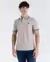 Polo Hombre Beige Talla S 809G083_BEI151308 Americanino