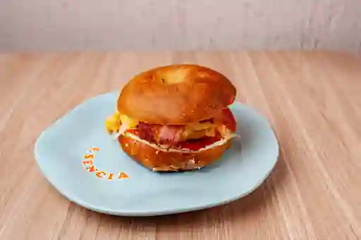 Bagel Huevo Tocino