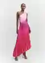 Vestido Claudi Fucsia Talla 25 Mujer Mango