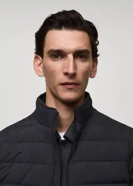 Chaleco Mirlost Antracita Talla S Hombre Mango