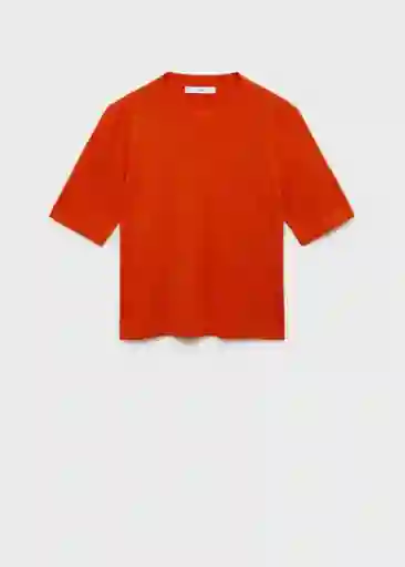 Jersey Luccas Pimentón Talla S Mujer Mango
