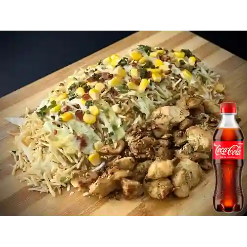 Combo Desgranado de Pollo +Cocacola Orig 400ml
