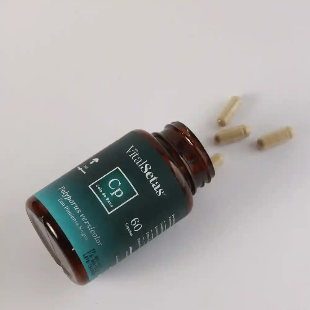 Capsulas Vitalsetas Cola de Pavo Pimienta Negra X 60