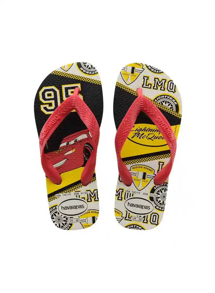 Sandalia Kids Cards 33/34-blco/rojo