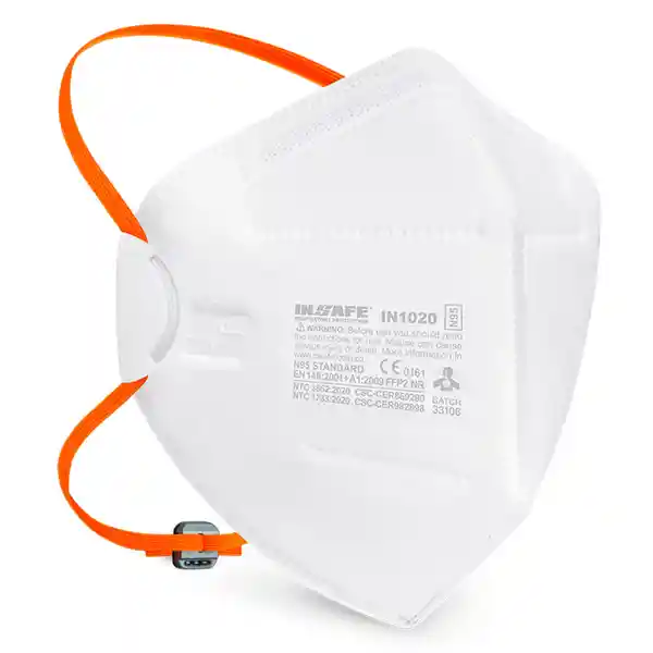 Insafe Respirador Sin Válvula Blanco N95