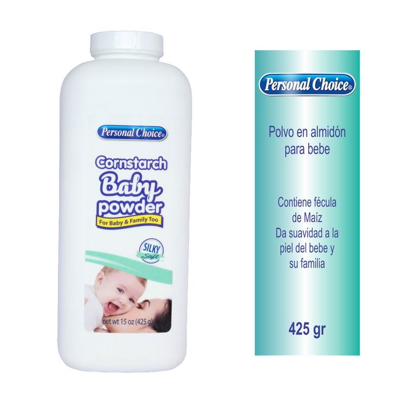 Personal Choice Polvo en Almidón de Uso Corporal para Bebés 425 g