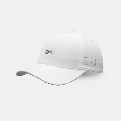 Reebok Gorra Entrenamiento Perforated Unisex Blanco Talla OSFM