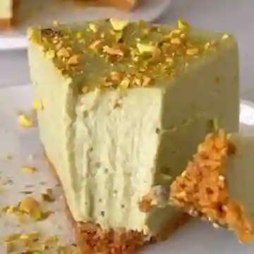 Cheescake Frio de Pistacho.