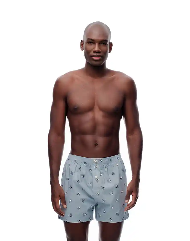 Bóxer Amplio en Tejido Plano Masculino Bombay X2 Gef