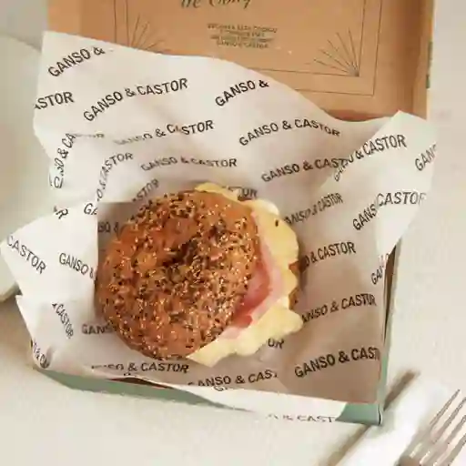 Bagel de jamón koller