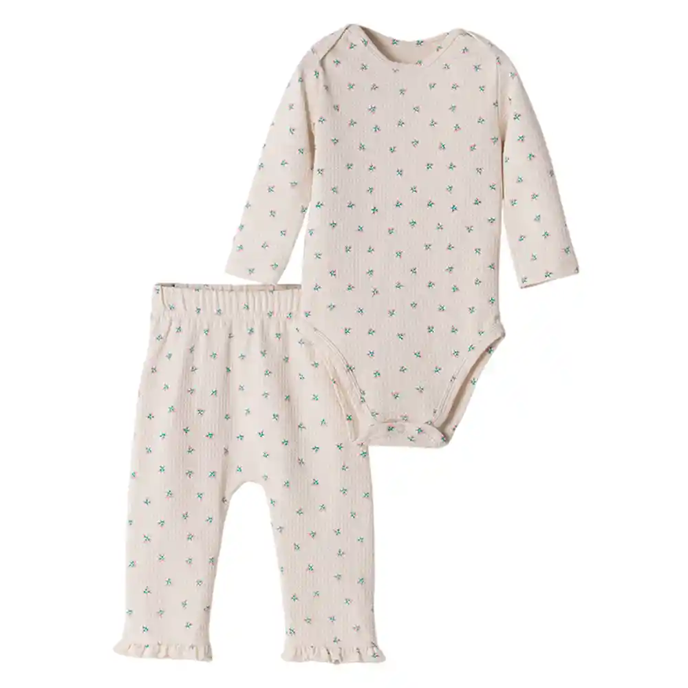 Conjunto Body y Pantalón Largo Bebito Coraline Baby Fresh