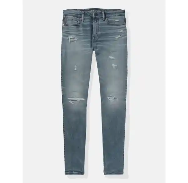 Jean Slim Hombre Azul Talla 36 x 32 American Eagle