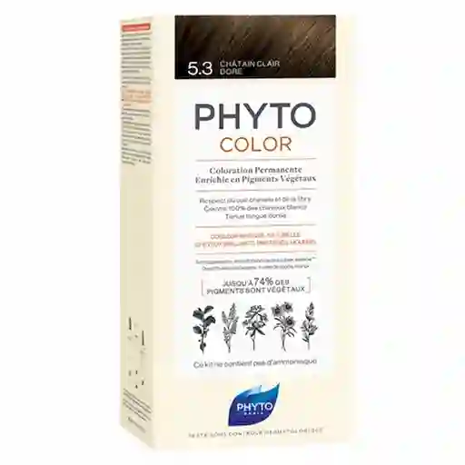 Phyto Coloración Capilar Phytocolor Light Golden Brown 5.3