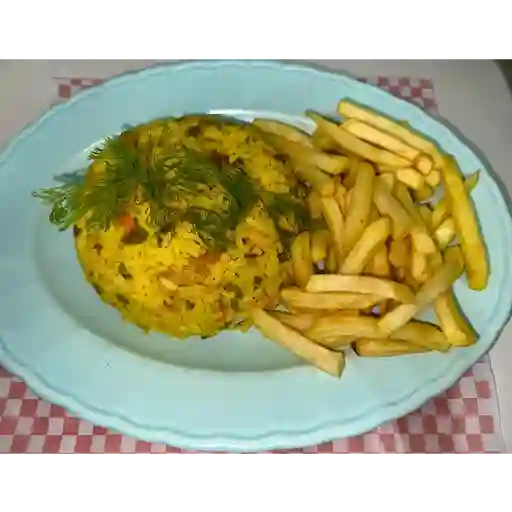 Arroz mixto o con pollo