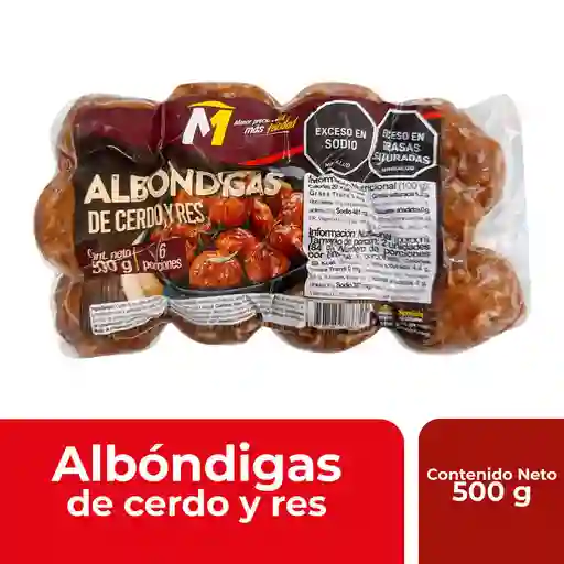 Albóndigas M Cerdo/res